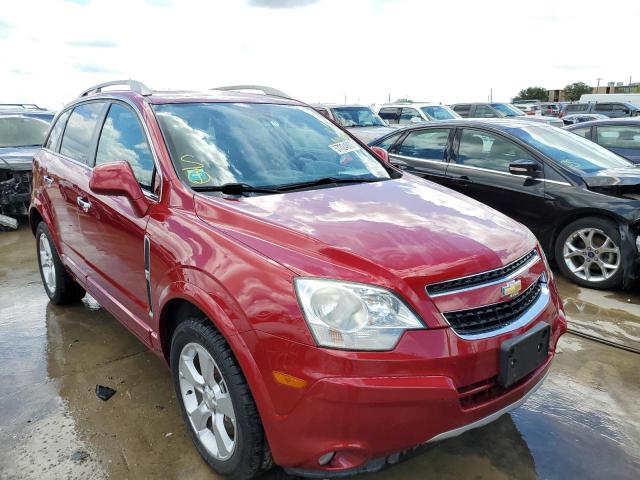 3GNAL3EK2ES612702 - 2014 CHEVROLET CAPTIVA LT BURGUNDY photo 1