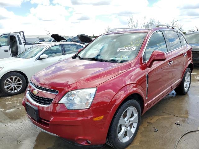 3GNAL3EK2ES612702 - 2014 CHEVROLET CAPTIVA LT BURGUNDY photo 2