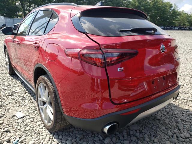 ZASFAKNNXJ7B93961 - 2018 ALFA ROMEO STELVIO TI RED photo 3