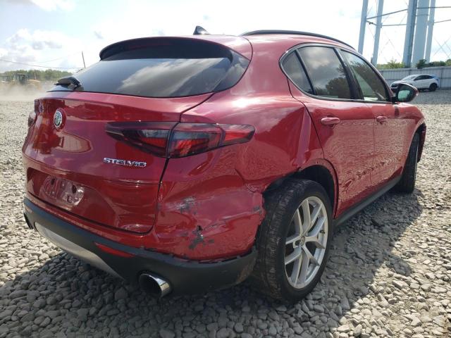 ZASFAKNNXJ7B93961 - 2018 ALFA ROMEO STELVIO TI RED photo 4