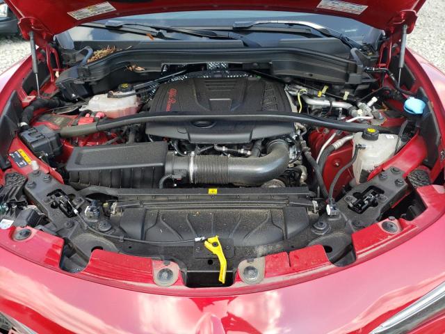 ZASFAKNNXJ7B93961 - 2018 ALFA ROMEO STELVIO TI RED photo 7