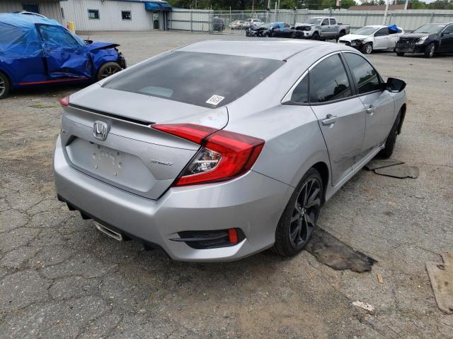 2HGFC2F83MH518388 - 2021 HONDA CIVIC SPOR SILVER photo 4