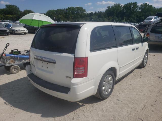 2A8HR44H28R105651 - 2008 CHRYSLER TOWN & COU WHITE photo 4