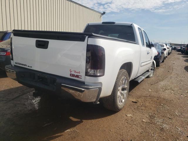 2GTEC29J191119486 - 2009 GMC SIERRA WHITE photo 4