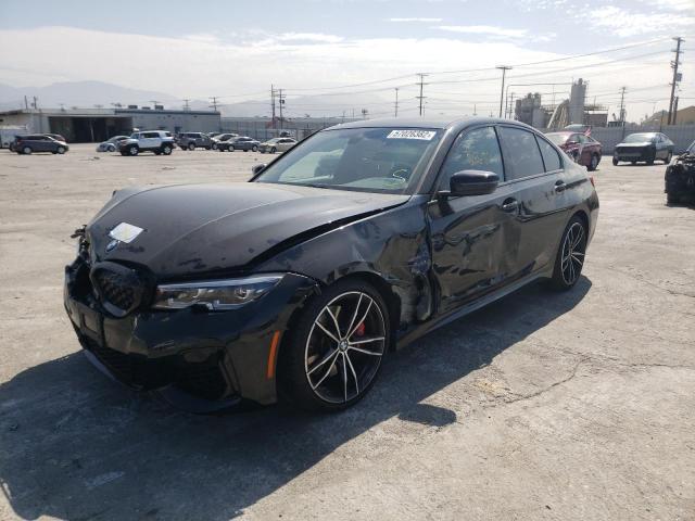 3MW5U7J09M8B53101 - 2021 BMW M340I BLACK photo 2