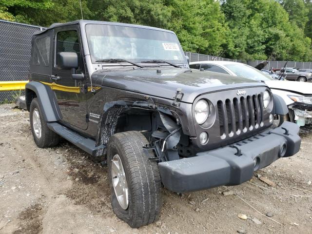 1C4AJWAG6EL261381 - 2014 JEEP WRANGLER S GRAY photo 1