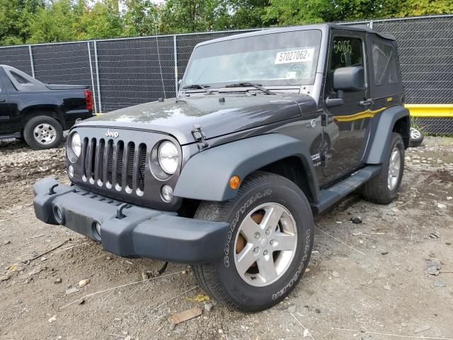 1C4AJWAG6EL261381 - 2014 JEEP WRANGLER S GRAY photo 2