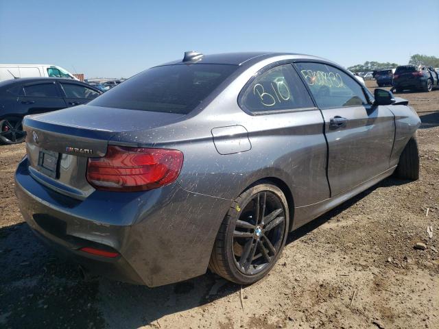 WBA2J7C00L7D74436 - 2020 BMW M240XI CHARCOAL photo 4