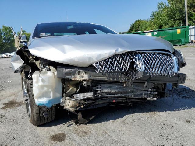 3LN6L5KU8HR600562 - 2017 LINCOLN MKZ HYBRID SILVER photo 9