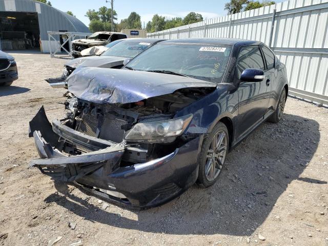 JTKJF5C79B3008844 - 2011 TOYOTA SCION TC 蓝色 照片 2