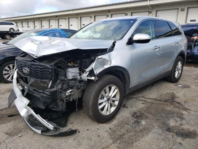 5XYPG4A39KG514677 - 2019 KIA SORENTO L SILVER photo 2