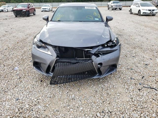 JTHBF1D20F5080631 - 2015 LEXUS IS 250 GRAY photo 9