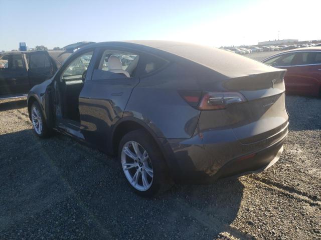 5YJYGDEEXMF247947 - 2021 TESLA MODEL Y Серый фото 3