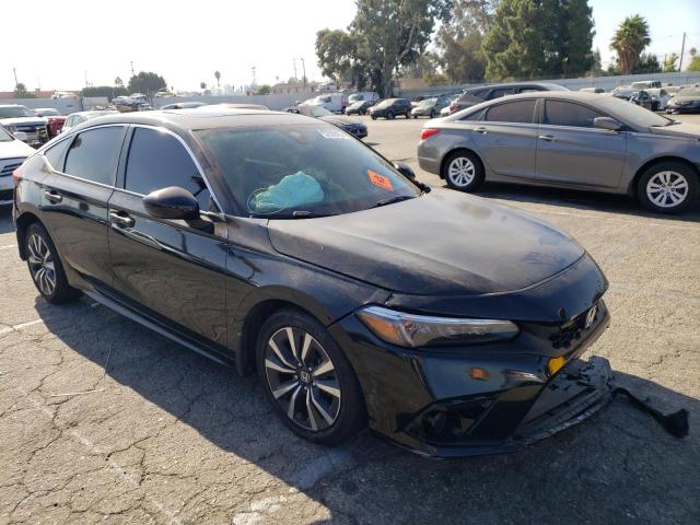 19XFL1H77NE002464 - 2022 HONDA CIVIC EXL 黑色 照片 1