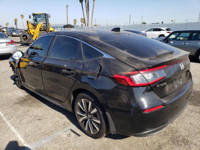 19XFL1H77NE002464 - 2022 HONDA CIVIC EXL 黑色 照片 3