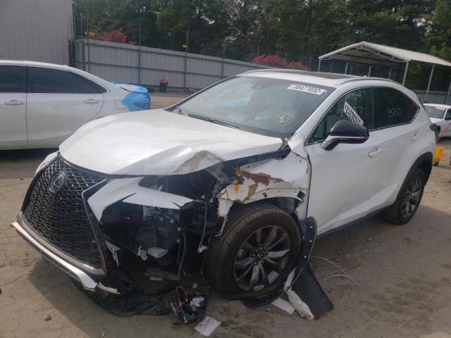 JTJSARBZ2M5022433 - 2021 LEXUS NX 300 BAS WHITE photo 2