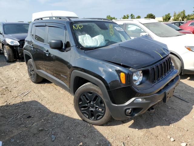 ZACNJBAB6LPL43227 - 2020 JEEP RENEGADE S BLACK photo 1