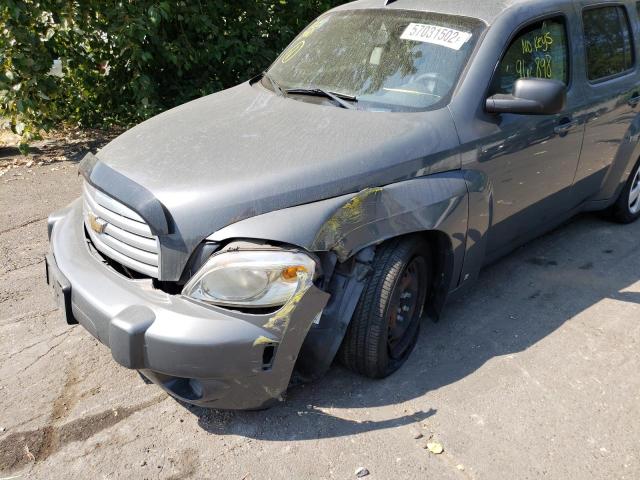 3GNCA13B69S600256 - 2009 CHEVROLET HHR LS CHARCOAL photo 9