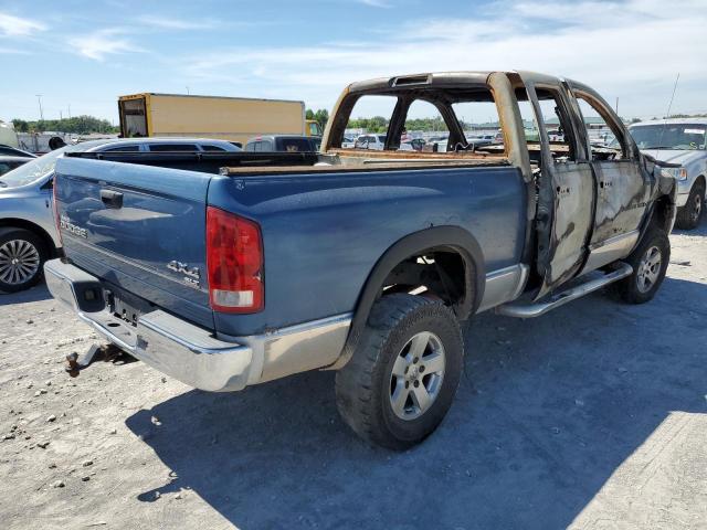 1D7HU18D54S582651 - 2004 DODGE RAM 1500 S BLUE photo 4