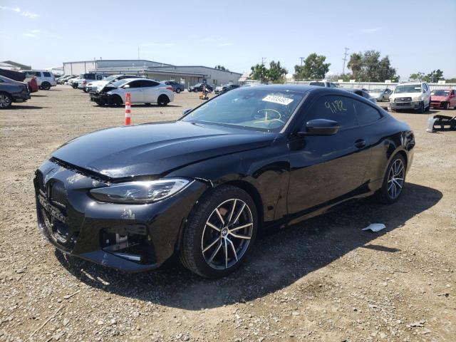 WBA53AP09MCF75985 - 2021 BMW 430I BLACK photo 2