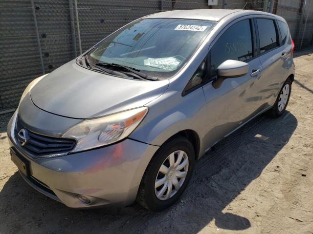 3N1CE2CP6FL376042 - 2015 NISSAN VERSA NOTE SILVER photo 2