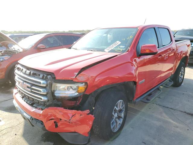 1GTG5CE33G1108671 - 2016 GMC CANYON SLE RED photo 2