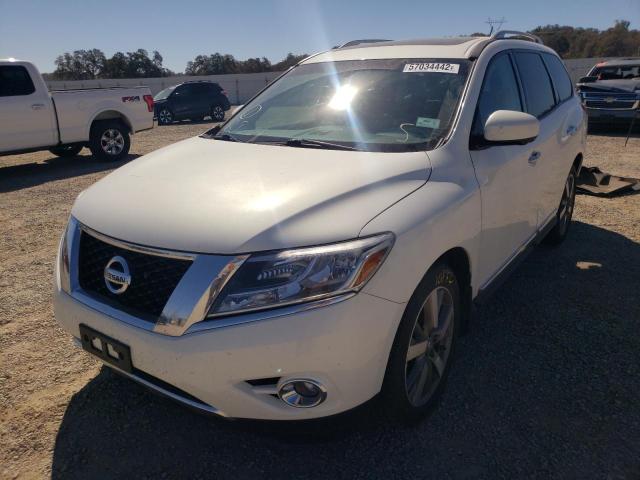 5N1AR2MM9EC713080 - 2014 NISSAN PATHFINDER WHITE photo 2