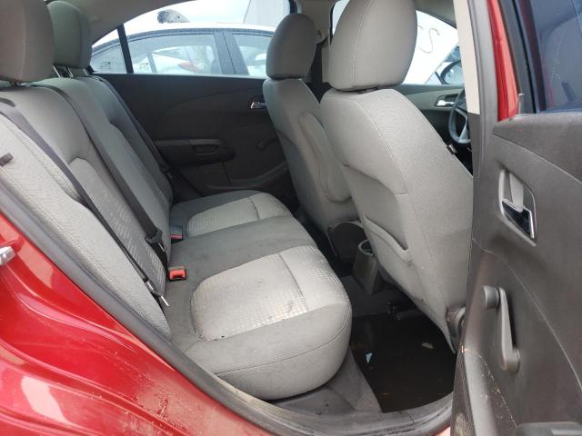 1G1JA5SH2D4150605 - 2013 CHEVROLET SONIC LS RED photo 6
