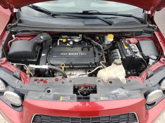 1G1JA5SH2D4150605 - 2013 CHEVROLET SONIC LS RED photo 7