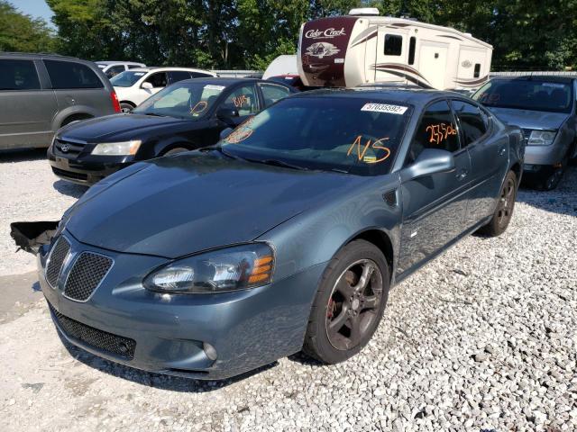 2G2WC58C371135053 - 2007 PONTIAC GRAND PRIX Կապույտ լուսանկար 2