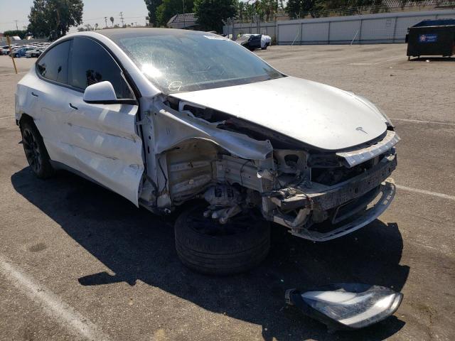 5YJYGDEE4MF176860 - 2021 TESLA MODEL Y أبيض صورة 1