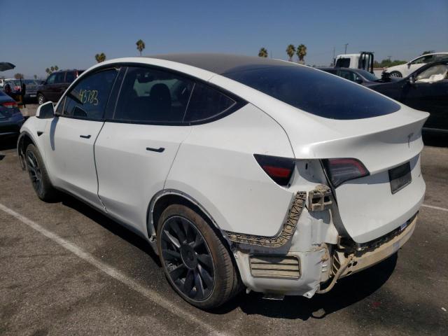 5YJYGDEE4MF176860 - 2021 TESLA MODEL Y أبيض صورة 3