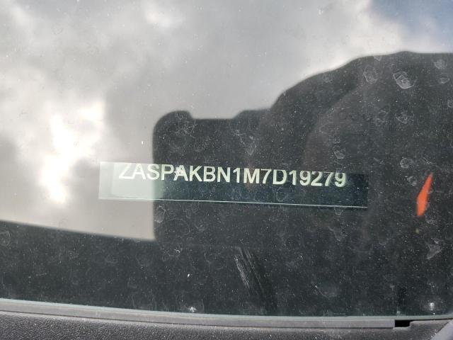 ZASPAKBN1M7D19279 - 2021 ALFA ROMEO STELVIO TI BLACK photo 10