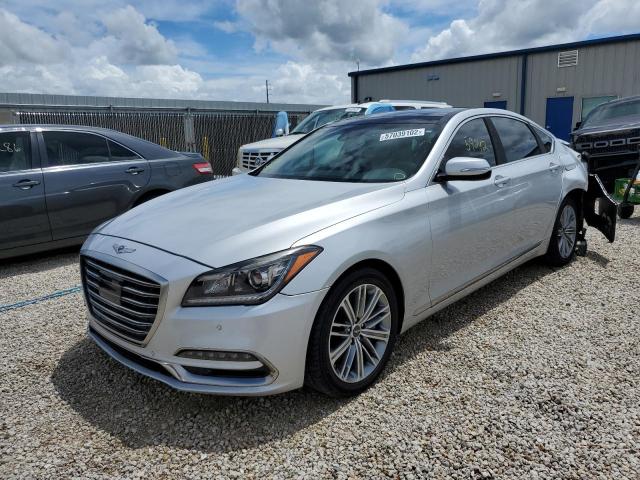 KMHGN4JE2JU236737 - 2018 GENESIS G80 SILVER photo 2