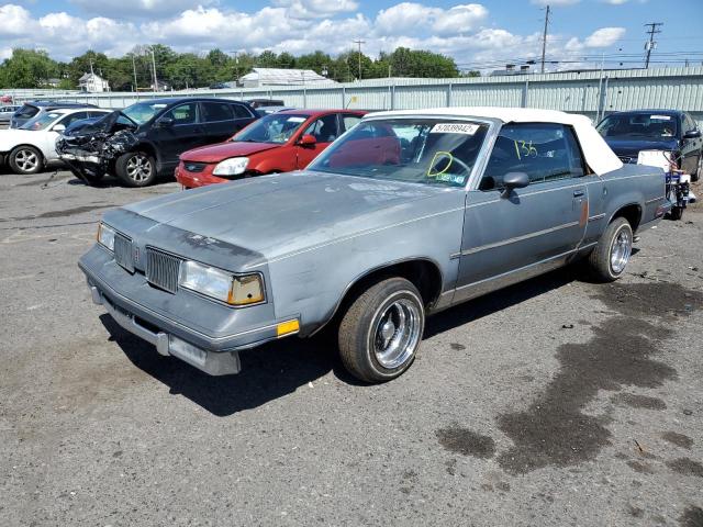 2G3GR11Y1H2329590 - 1987 OLDSMOBILE CUTLASS SU GRAY photo 2