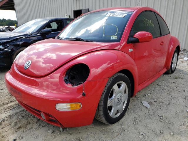 3VWCT21C01M406266 - 2001 VOLKSWAGEN NEW BEETLE 红色 照片 2