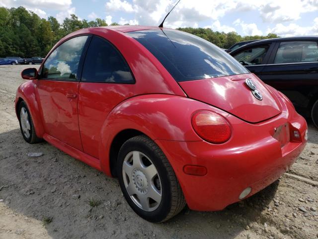 3VWCT21C01M406266 - 2001 VOLKSWAGEN NEW BEETLE 红色 照片 3