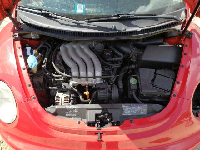 3VWCT21C01M406266 - 2001 VOLKSWAGEN NEW BEETLE 红色 照片 7
