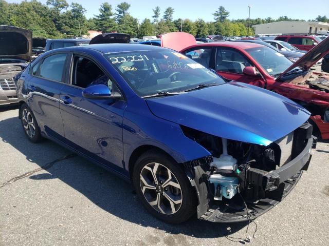 3KPF24AD7LE222446 - 2020 KIA FORTE FE BLUE photo 1