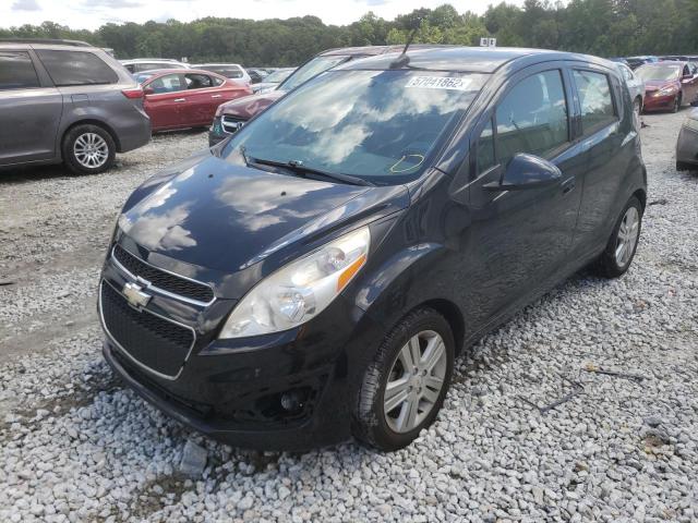 KL8CB6S93EC528927 - 2014 CHEVROLET SPARK BLACK photo 2