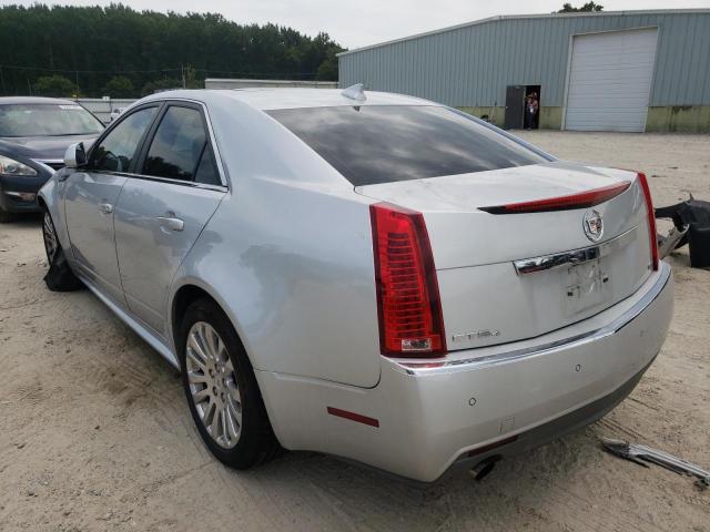 1G6DS5EV0A0121922 - 2010 CADILLAC CTS PREMIU SILVER photo 3