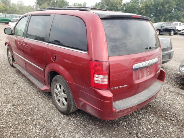 2A4RR5D1XAR170154 - 2010 CHRYSLER TOWN & COU BURGUNDY photo 3