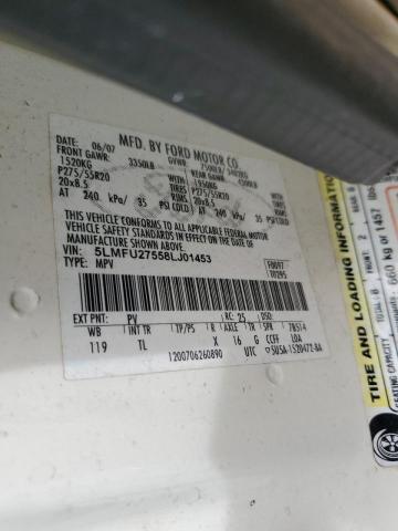 5LMFU27558LJ01453 - 2008 LINCOLN NAVIGATOR CREAM photo 10