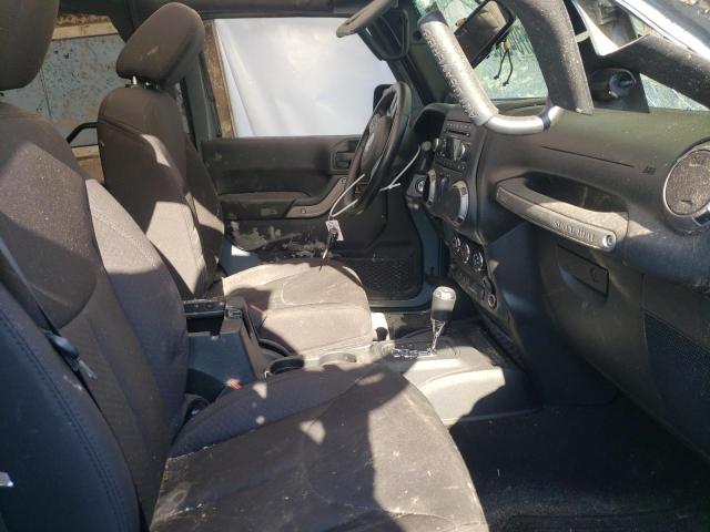 1C4AJWAG3EL250371 - 2014 JEEP WRANGLER S GRAY photo 5