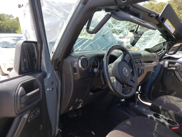 1C4AJWAG3EL250371 - 2014 JEEP WRANGLER S GRAY photo 9