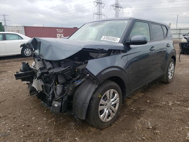 KNDJ23AU7L7074772 - 2020 KIA SOUL LX GRAY photo 2