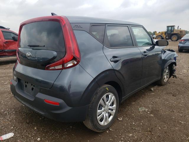 KNDJ23AU7L7074772 - 2020 KIA SOUL LX GRAY photo 4