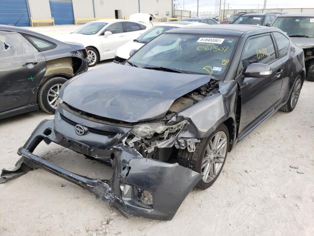 JTKJF5C7XD3061507 - 2013 TOYOTA SCION TC ნაცრისფერი ფოტო 2