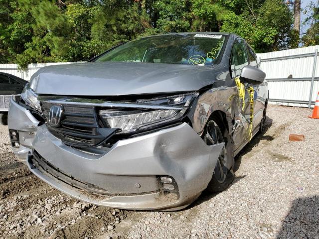 5FNRL6H98NB055406 - 2022 HONDA ODYSSEY EL SILVER photo 2