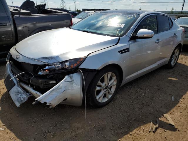 5XXGN4A76DG161282 - 2013 KIA OPTIMA EX ვერცხლისფერი ფოტო 2
